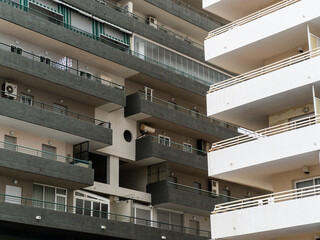 Obraz premium building with balconies