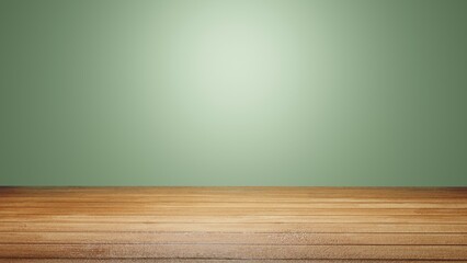 Empty wooden table in front of plain background . Mock up for display of product 3d illustration image