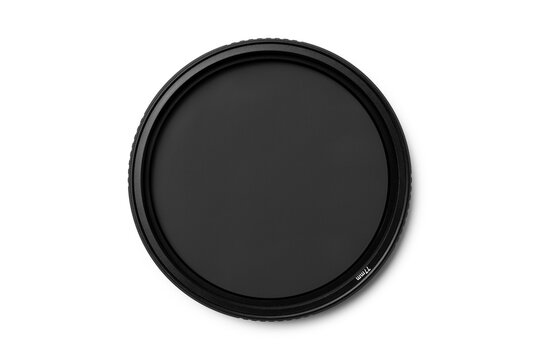 CPL, UV, ND  filters isolated on white