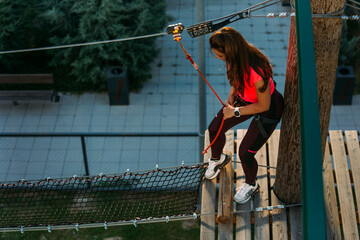 Girl getting ready to go on the net