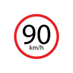 a vector in the form of a traffic sign