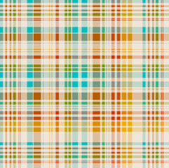 Stripe geometric multicolor plaid pattern background textile design, seamless tartan pattern