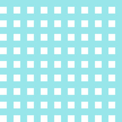 Checked plaid light blue abstract modern geometry seamless pattern design on white background. Illustration graphic designed for wrapping paper, wallpaper, template, and fabric
