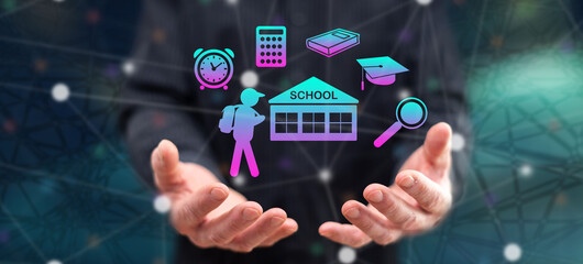 Concept of back to school