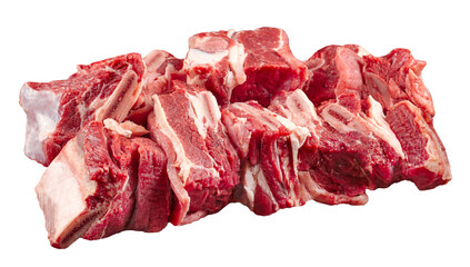 Isolated png raw mutton brisket png