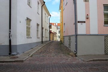 narrow street in the old town