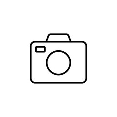 Camera icon vector for web and mobile app. photo camera sign and symbol. photography icon.