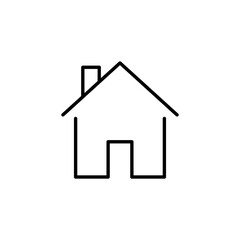 Obraz na płótnie Canvas House icon for web and mobile app. Home sign and symbol