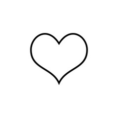 Love icon for web and mobile app. Heart sign and symbol. Like icon vector.