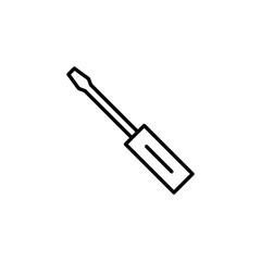 Screwdriver icon for web and mobile app. tools sign and symbol