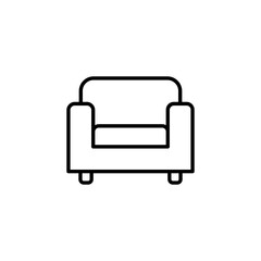 Sofa icon for web and mobile app. sofa sign and symbol. furniture icon