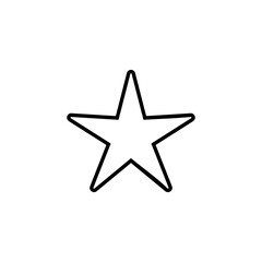 Obraz premium Star Icon for web and mobile app. rating sign and symbol. favourite star icon