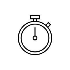 stopwatch icon for web and mobile app. Timer sign and symbol. Countdown icon. Period of time