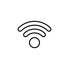 Wifi icon for web and mobile app. signal sign and symbol. Wireless  icon