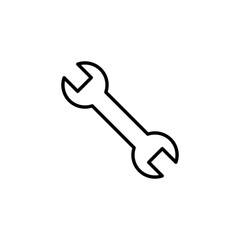 Wrench icon for web and mobile app. repair icon. tools sign and symbol