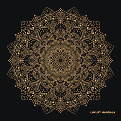 luxury mandala with gorgeous arabesque pattern style background for card, print, cover, banner, poster, brochure