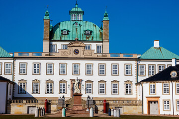 Fredensborg Palace in Denmark. Danish Royal Family's spring and autumn residence