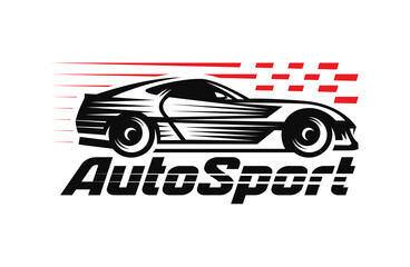 Auto Car Sport Logo Illustration