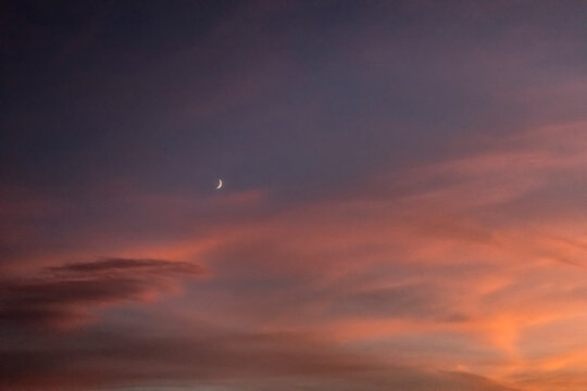Colorful clouds in the sky