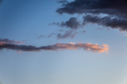 Beautiful cloudscape in the blue sky