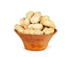 Cashews isolated on white background.