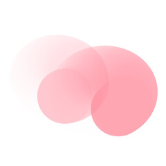 Pink Gradient Blob Design Element