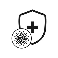 Shield Protection Icon.