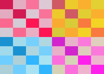 colorful seamless abstract background with checkered pattern