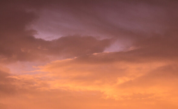 Colorful clouds in the sky
