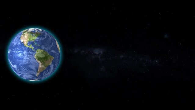 planet earth animated background. 