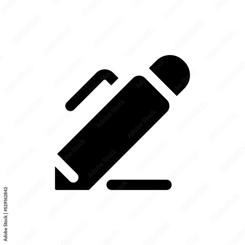 Aufkleber note-taking black glyph ui icon. classroom activity for student. write out. user interface design. s