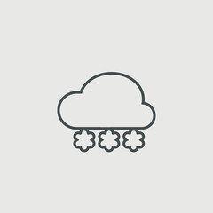Heavy snow icon