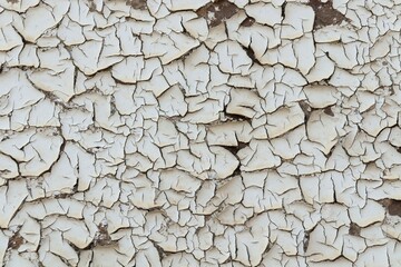 Background, texture old cracked white paint