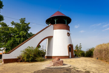 Watchtower Kőhegy Zamardi town, Balaton lake, Hungary, Europe