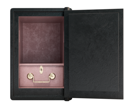 Open Vintage Floor Safe