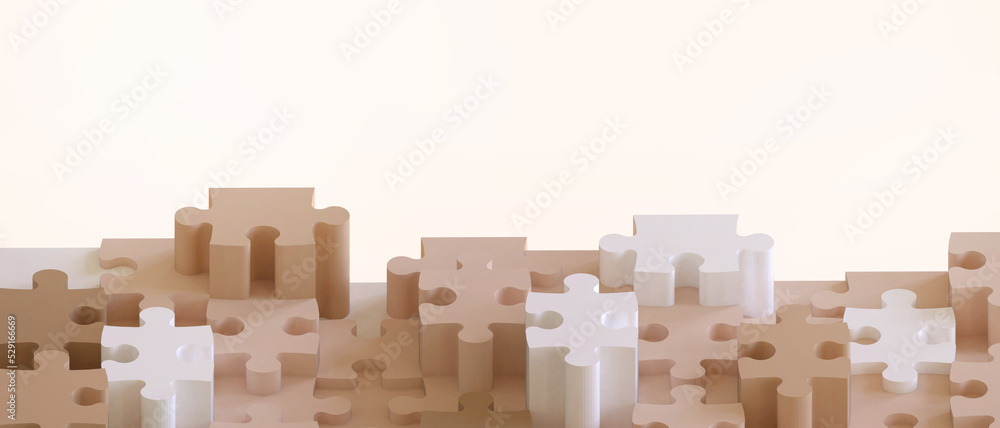 Aufkleber abstract background. jigsaw puzzles and creative business idea for internet connection and developme