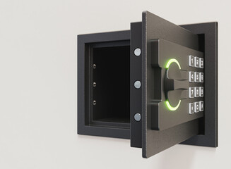 Open Digital Wall Safe