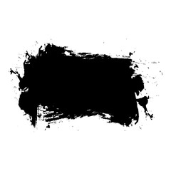  Black grunge brush stroke