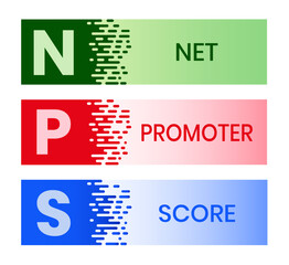 NPS - Net Promoter Score acronym, business concept background