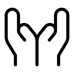 hands give icon