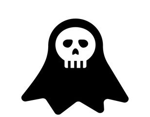 かわいらしいどくろのイラスト