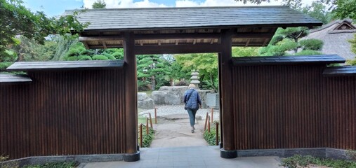 Eingang zum japanischen Garten, Planten un Blomen, Hamburg