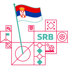 serbia flag world football 2022