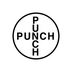 punch symbol for icon design