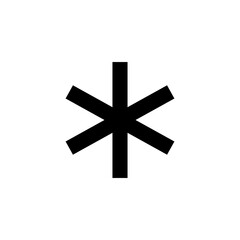 star symbol for icon design