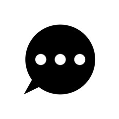 bubble chatt symbol for icon design