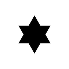 Fototapeta premium david star symbol for icon design