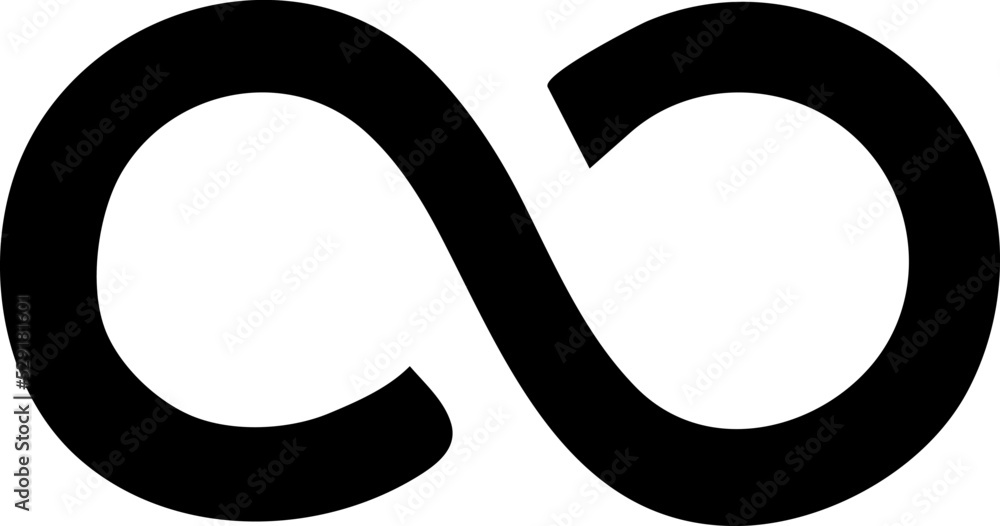 Poster infinity vector icons can be used for graphic and web design.eps