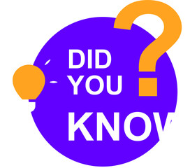 Did You Know Badge Design