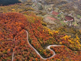 plateau in autumn